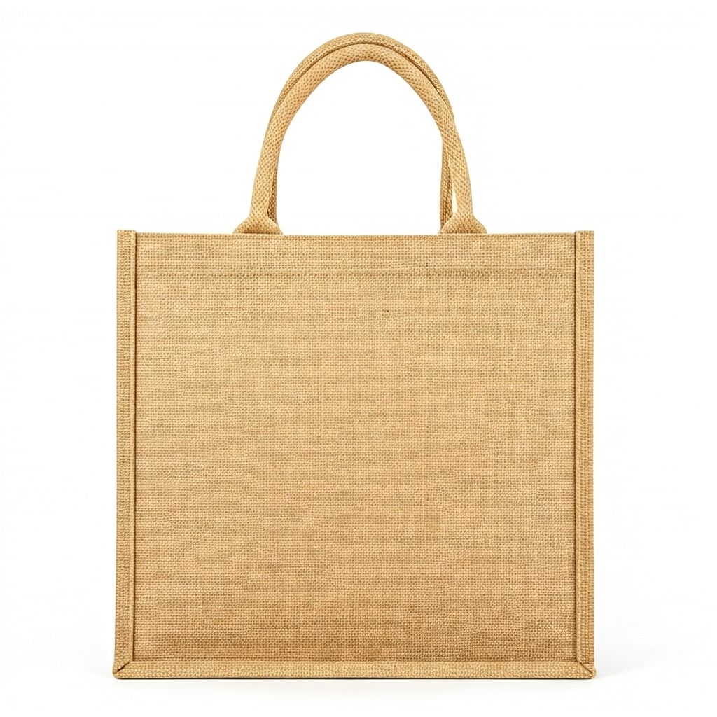 Eco-friendly jute shopping tote bags export